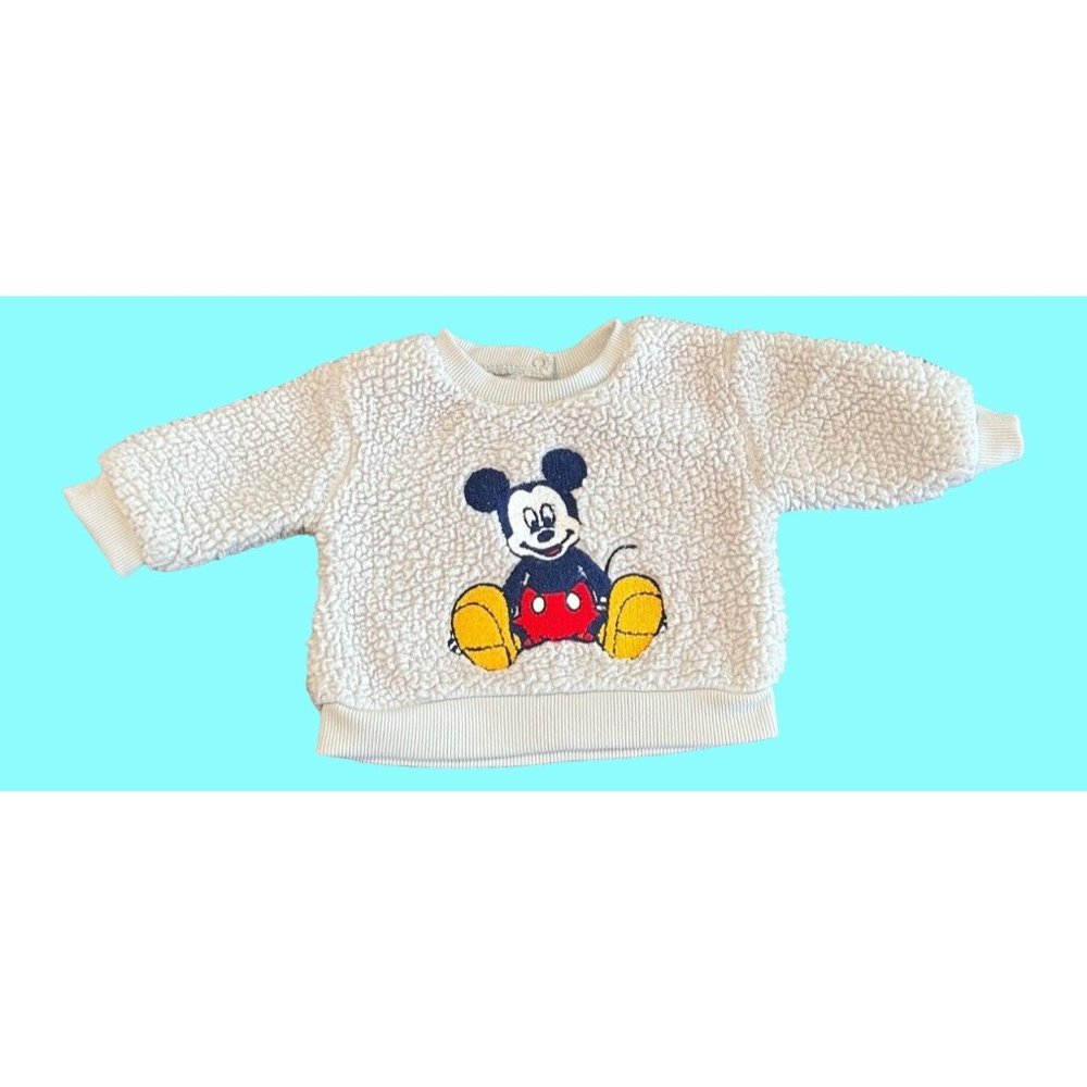 Disney Baby Mickey Mouse Faux Fur Top Unisex 0-3 months